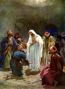 Jesus viser disciplene sine sår - Bibelen af William Brassey Hole