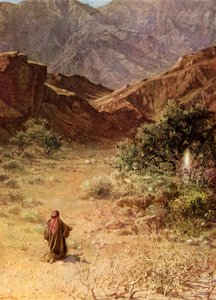 Moses og den brændende busk - Bibelen af William Brassey Hole