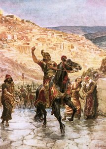 Den assyriske Rabshake krævede overgivelse af Jerusalem af William Brassey Hole