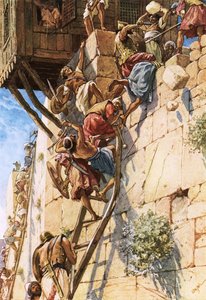 Erobringen af Jerusalem fra jebusitterne af William Brassey Hole