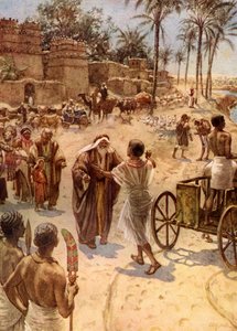Mødet mellem Jakob og Josef i Egypten - Bibelen