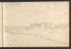 Powderham Castle af William Brockedon