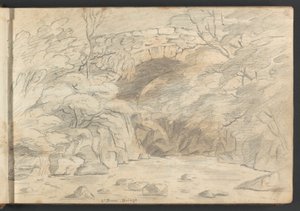 South Brent Bridge af William Brockedon