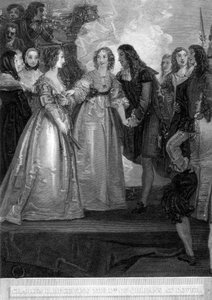 Charles II modtog hertuginden af Orleans i Dover, 1670 1804.