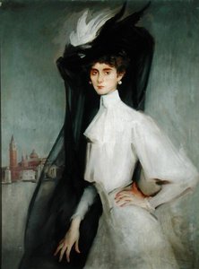Olga Alberta, baronesse de Meyer (olie på lærred)