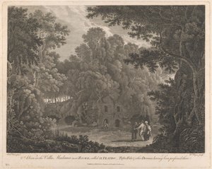 En udsigt i Villa Madama, nær Rom, kaldet II Teatro