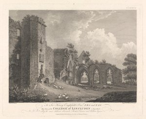 Ruinerne af College of Lincluden af William Byrne