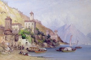 Gravedona, Comosøen, 1895