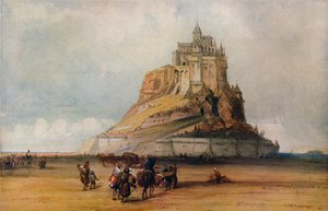 Mont St. Michel, c1861 af William Callow