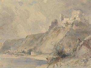 Rheinfels og St. Goar af William Callow