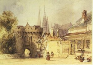 Guillaume-porten, Chartres af William Callow