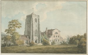 Ranton Abbey [Priory]: akvarelmaleri, nd [slutningen af det 18. århundrede]