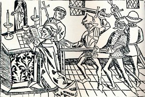 Martyrium af St. Thomas af Canterbury, c1484 af William Caxton
