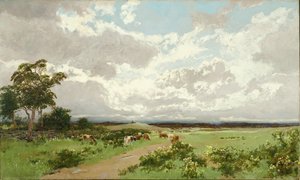 I nærheden af Liverpool, New South Wales, ca. 1908 af William Charles Piguenit