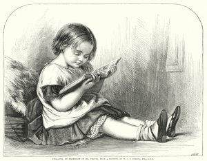 Læsning (gravering) af William Charles Thomas (after) Dobson