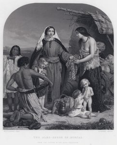 The Alms-Deeds of Dorcas (gravering) af William Charles Thomas (after) Dobson