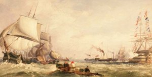 Cowes Regatta (panel) af Clarkson Frederick Stanfield