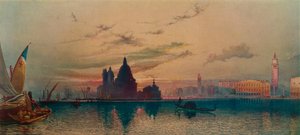 La Santa Salute, fra San Giorgio, Venedig, c1872 af William Collingwood Smith