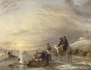Frost Scene af William Collins