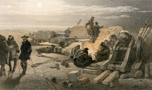 En stille nat i batterierne, Greenhill Battery (Major Chapman