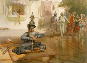 Akali ved den hellige tank, Amritsar, fra 