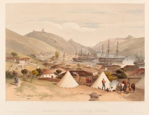 ?Balaklava ser mod havet?, 1855 af William Crimea Simpson