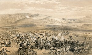 Anklager for den tunge kavaleribrigade, 25. oktober 1854 af William Crimea Simpson