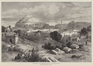 Dowlutabad, i Nizam of Hyderabads område, Indien af William Crimea Simpson