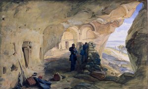 Gallerier hos Inkerman af William Crimea Simpson