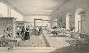 En af afdelingerne på hospitalet i Scutari af William Crimea Simpson