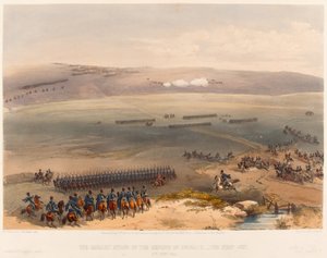 ?Kavaleri-affæren i Bulganaks højder - den første pistol. 19de Sep 1854?, 1855 af William Crimea Simpson