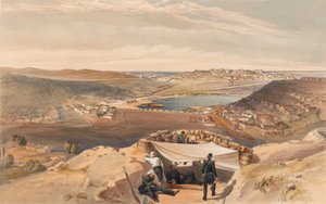 ? The Town Batteries or Interior Fortifications of Sebastopol from the advanced paralell of Chapman "s Attack, 23 June 1855? Dani af William Crimea Simpson
