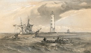 Fyrtårnet ved Cape Chersonese, ser mod syd af William Crimea Simpson