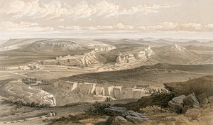 Ruinerne af Inkermann og City of Caverns af William Crimea Simpson