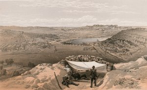 Byens batterier eller indre fæstningsværker i Sebastopol, 23. juni 1855 af William Crimea Simpson