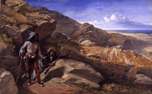 Two Bandits in the Hills, 1857 af William Crimea Simpson