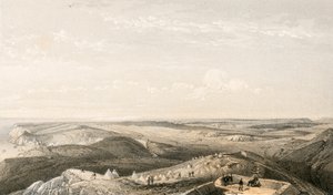 Udsigt fra højderne over Balaklava mod Sebastopol af William Crimea Simpson
