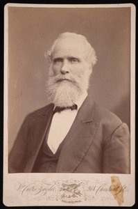 Portræt af Garland Carr Broadhead 1827-1912, før 1884. af William Curtis Taylor