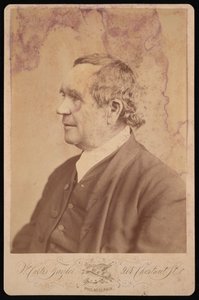 Portræt af J.D. Lang, før 1877. af William Curtis Taylor