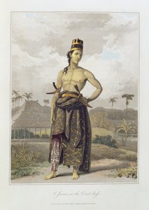 En javan i hofdragt, pl. 6 fra bind I af 
