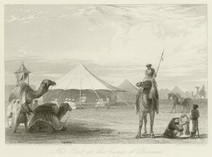 Alis telt i lejren Benonn af William Daniell