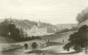 Castle Howard af William Daniell