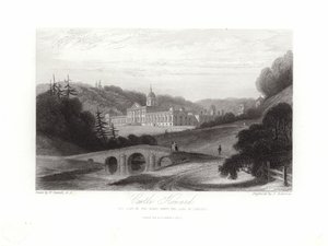 Castle Howard af William Daniell