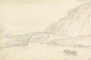 Clackursail-broen af William Daniell