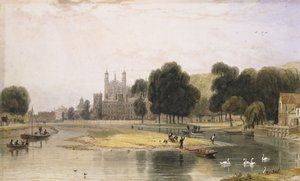 Eton College af William Daniell