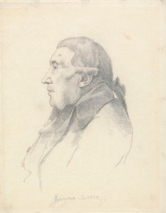 Portræt af Dominic Serres af William Daniell