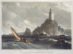 Langskibsfyret i Lands End, Cornwall, fra bind I af 