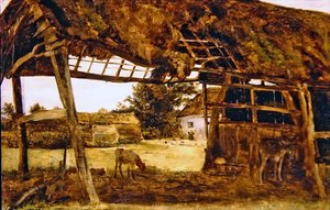 Old Farm Shed (olie om bord)