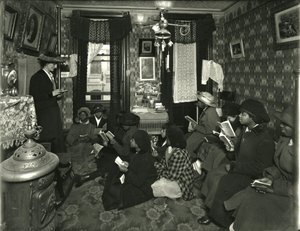 Evangelistic Committee, Mrs. Williams, 136 W. 99th Street, Miss Broad Teaches, 1916 af William Davis Hassler
