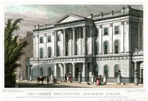 The London Institution, Finsbury Circus, London, 1827.